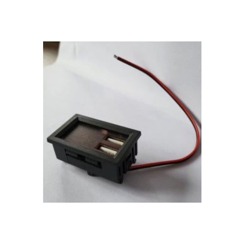 LEDデジタル電圧計 レッド UDCV−