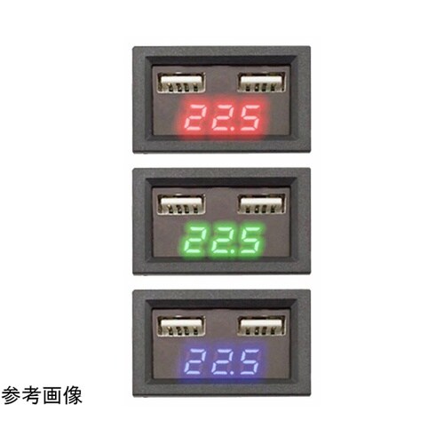 LEDデジタル電圧計 グリーン UDCV
