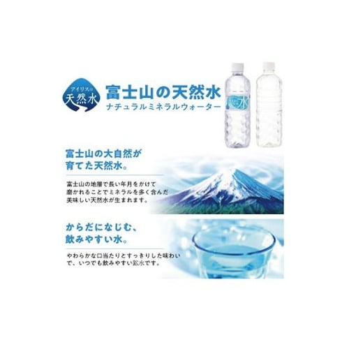 富士山の天然水500mL 24本入 31