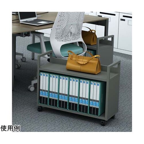 デスク下収納 幅700mm グレー