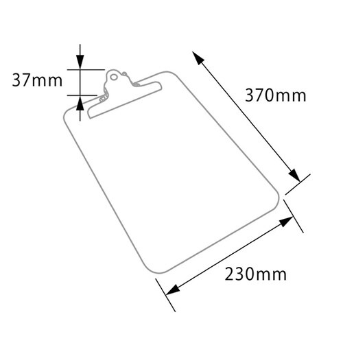 バーキンタX 樹脂クリップボード A4