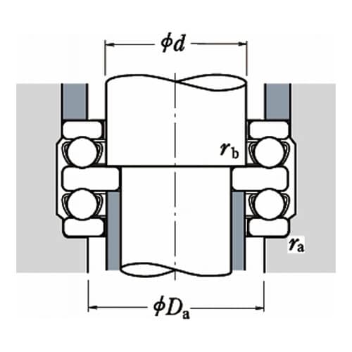 日本精工(NSK) 複式スラスト玉軸受
