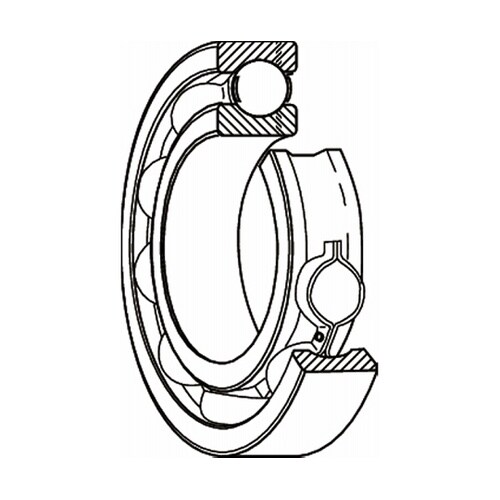 日本精工(NSK) 単列深溝玉軸受 63