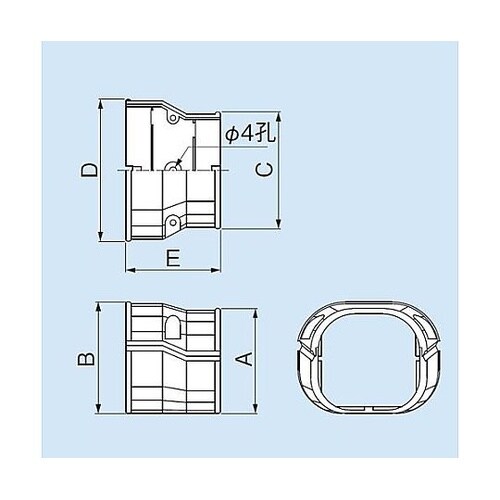 異径ジョイント ホワイト SDR−140
