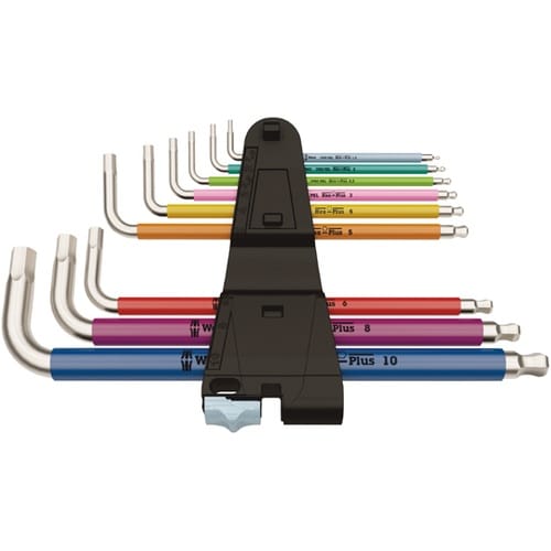 ボールヘックスL型レンチ 9本組セット