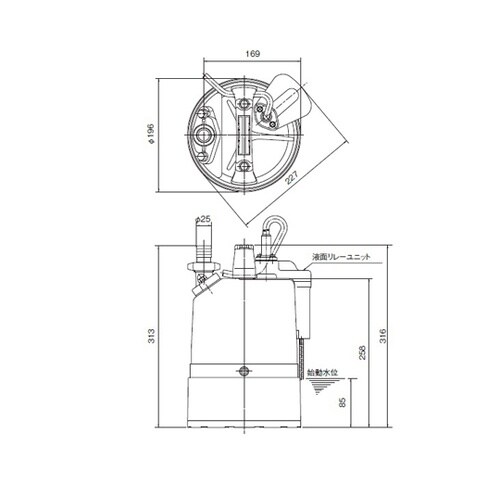 水中ハイスピンポンプ LSCE1.4S−