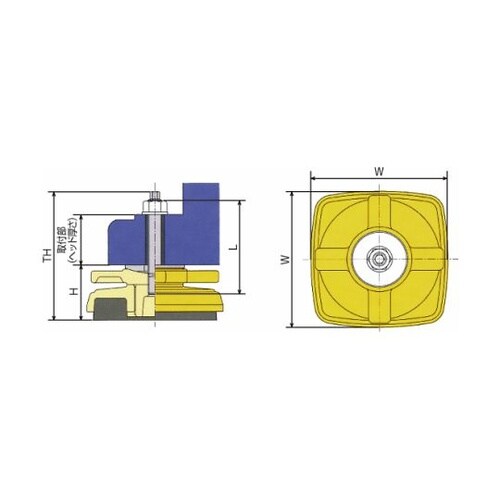 防振マウント ハイマウント(高減衰タイプ