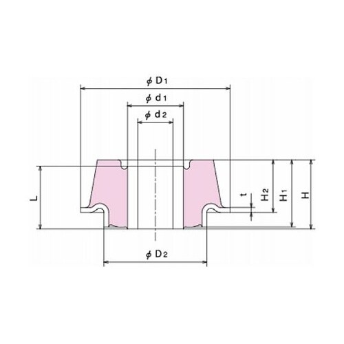 防振ゴム タイマウント M12 RE−5