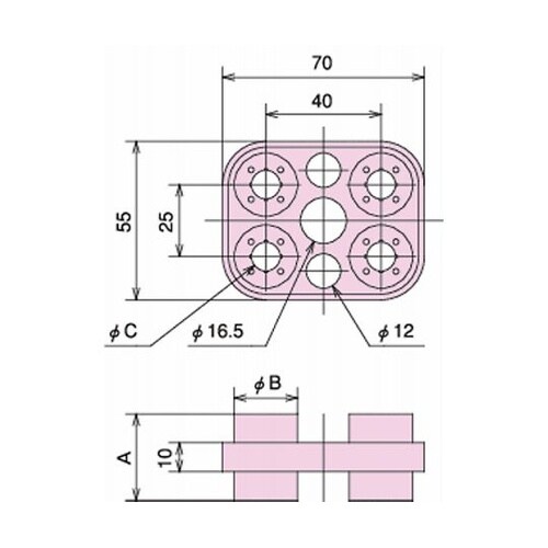 防振ゴム スプリングマット 許容荷重29