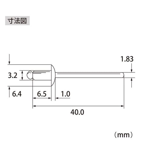 ブラインドリベット(1000本入) NS