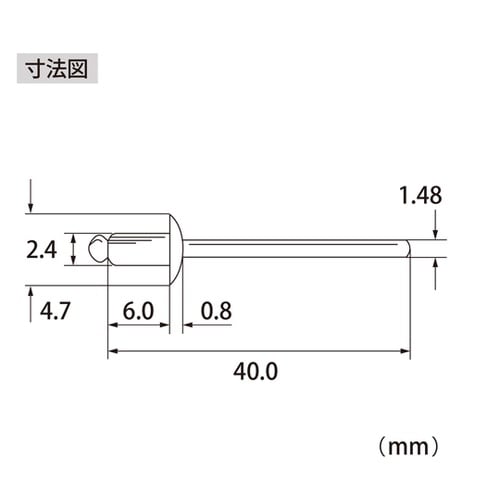 ブラインドリベット(1000本入) NS