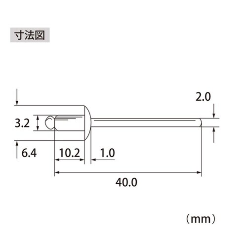ブラインドリベット(1000本入) NS