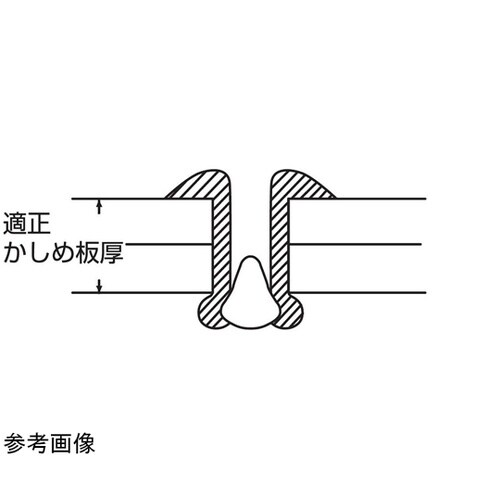 ブラインドリベット(500本入) NS6