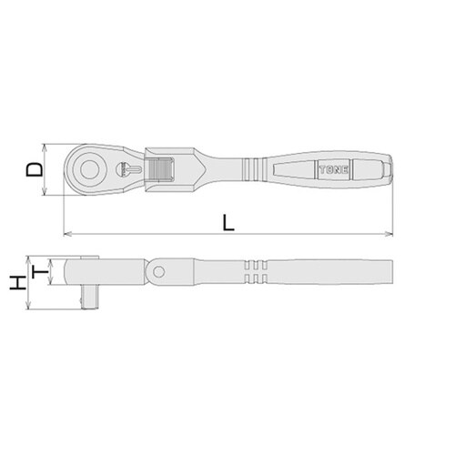 ラチェットハンドル RH4FHL