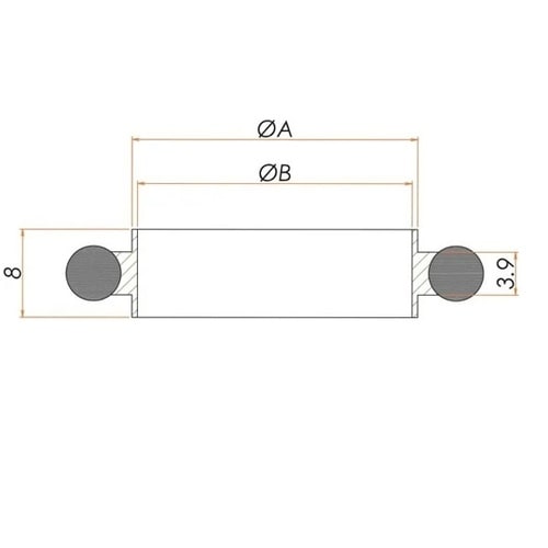 NW40 センターリング SUS/Vit