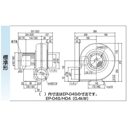 電動送風機(標準) EP−H04−L31