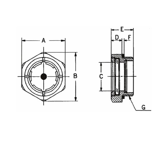 丸型オイルゲージ(金属製) ネジ付きオイ