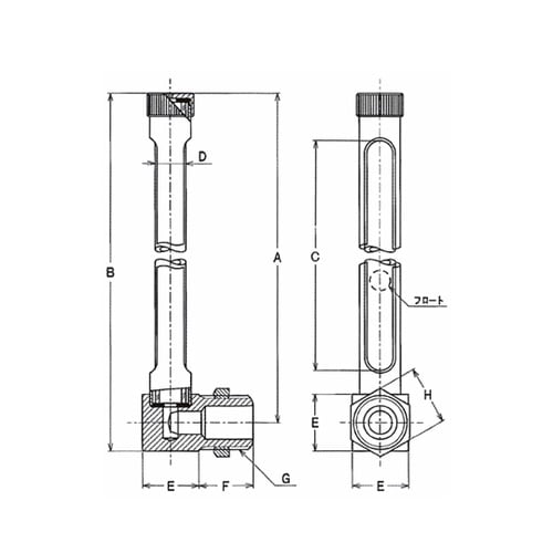 L型オイルゲージ(金属製) L型オイルゲ