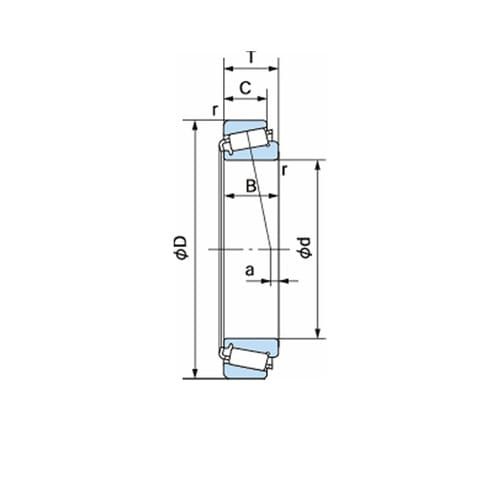 円すいころ軸受 32210