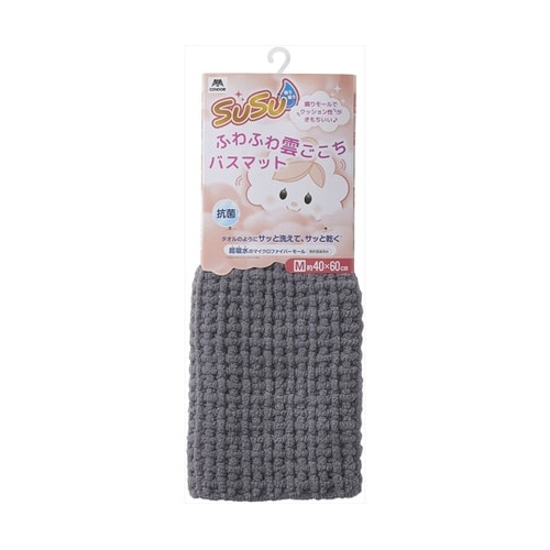 SUSU 抗菌ふわふわ雲ごこちバスマット