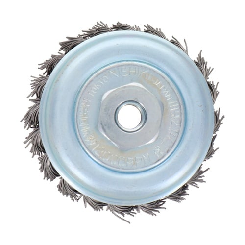 カップブラシ 鋼線ヒネリ 75mm #4