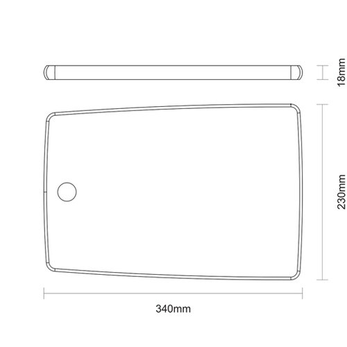 カッティングボード 長角中 13273/