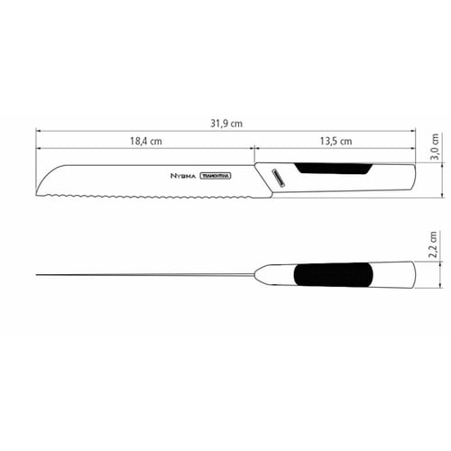 ブレッドナイフ 8インチ 23682/1