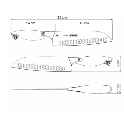 スブリメ 三徳包丁 24068/108