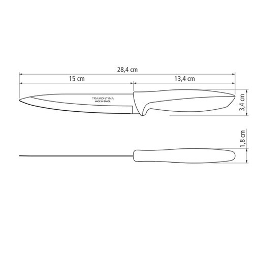 ユーティリティナイフ 黒 23424/1