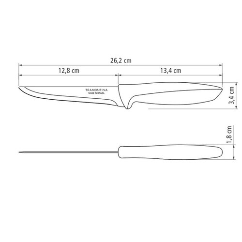 ボーニングナイフ 黒 23425/105