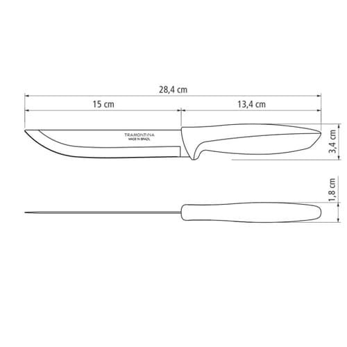 キッチンナイフ 黒 23423/106