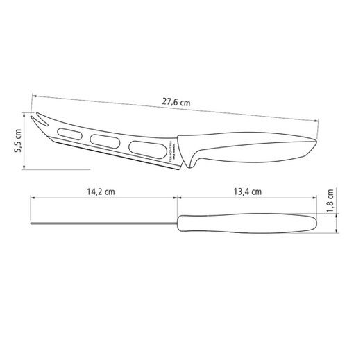 チーズナイフ 6インチ 黒 23429/