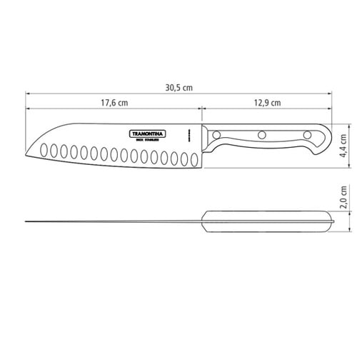 三徳包丁 7インチ 23868/107