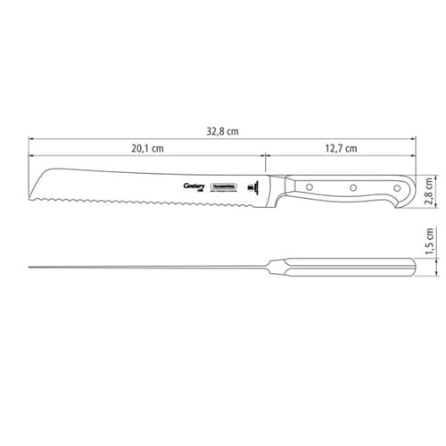 ブレッドナイフ 波刃 24009/108