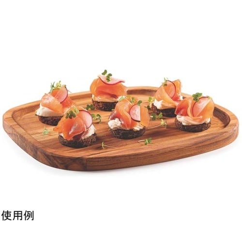 サービングディッシュ チーク 24×20