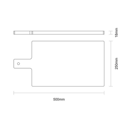 バーベキュー サービングボード 50×2