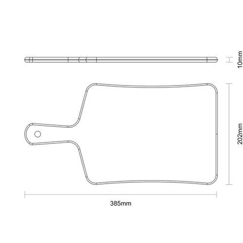 手付カッティングボード 39×20cm
