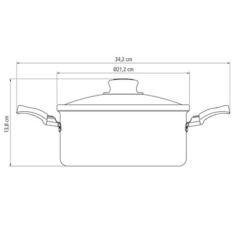 両手鍋 20cm 20261/620