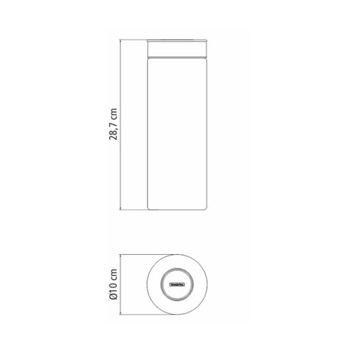 グラスコンテイナー ステンレス蓋 1.8