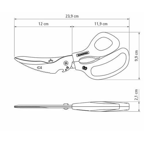 ユニバーサルキッチンばさみ スーパーコル