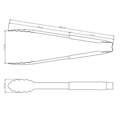 マルチトング グレー 30cm 2505