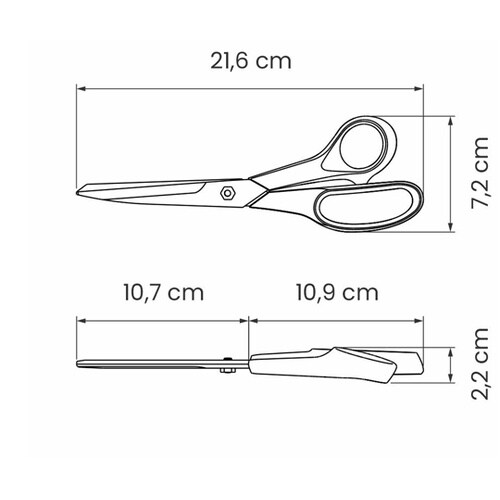 ハサミ 8インチ マイクロセレイティドエ