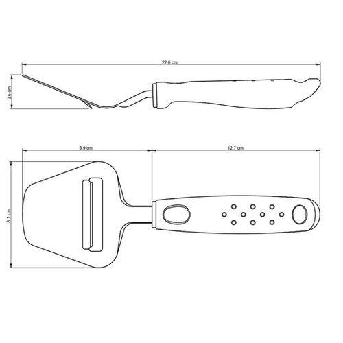 チーズカッター ブラック 25631/1