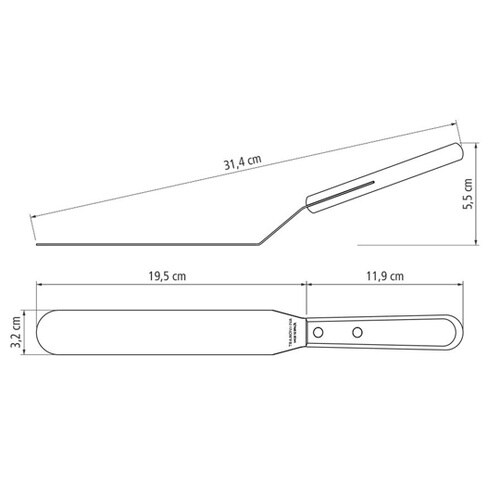 ベイカースパチュラ7インチ レッド 21