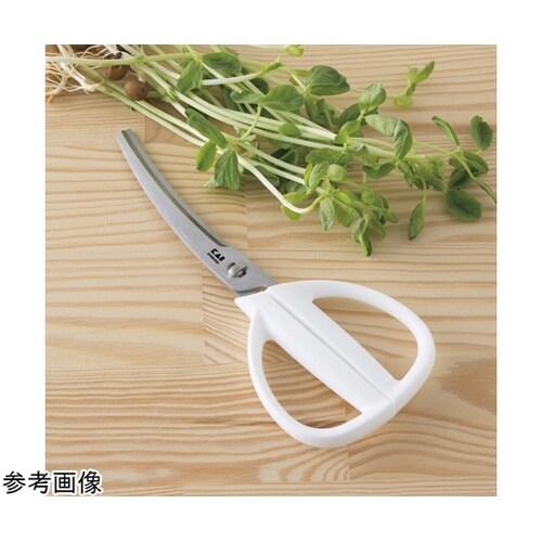 KK カーブキッチンバサミ(キャップ付き