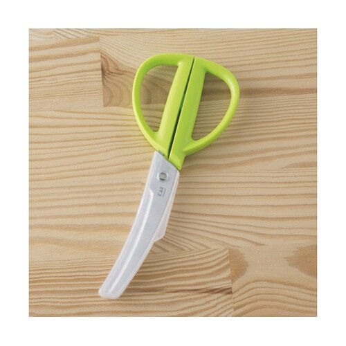 KK カーブキッチンバサミ(キャップ付き