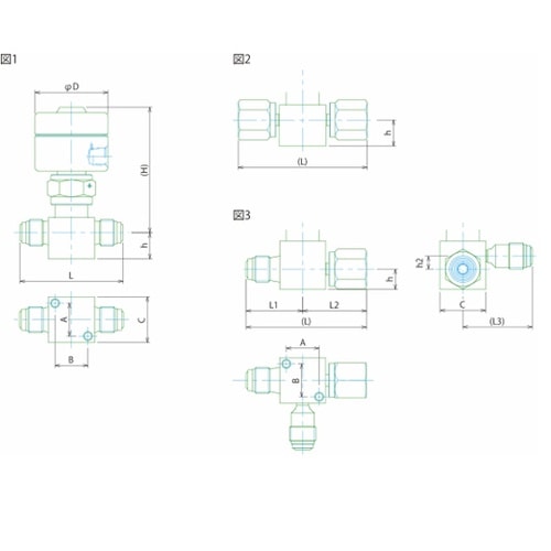ダイヤフラムバルブ 低圧エアオペレーショ