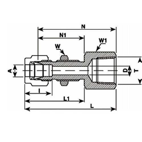 ニューV−Lok継手 ゲージパネルユニオ