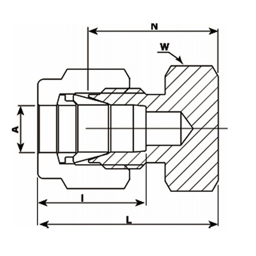 ニューV−Lok継手 キャップユニオン