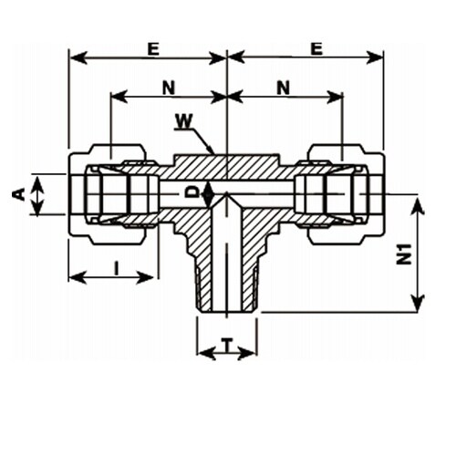 ニューV−Lok継手 ティーエルユニオン